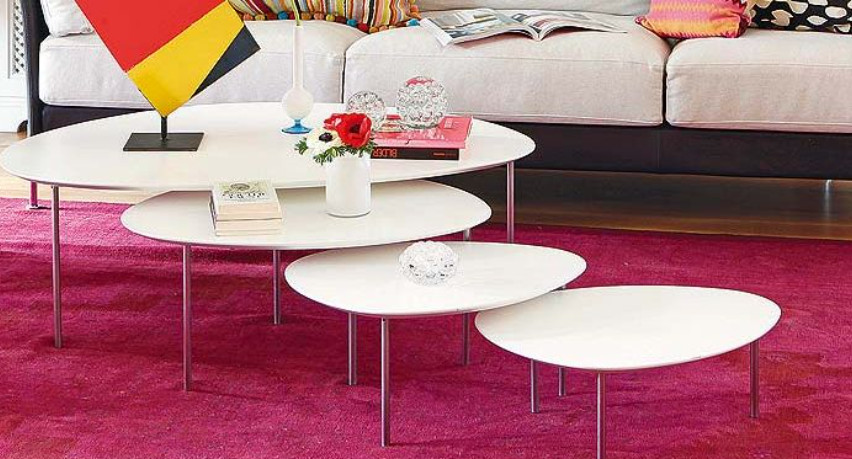 15 MESAS NIDO DE DISEÑO PARA EL SALÓN