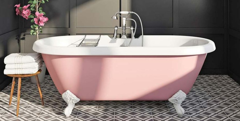 25 EJEMPLOS DE CUARTOS DE BAÑO CON BALDOSAS HIDRÁULICAS EN EL SUELO O EN LA PARED