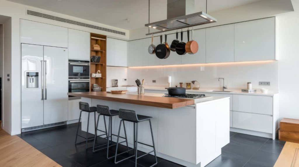 A Andorra, l'interiorisme sovint incorpora elements de l'arquitectura de muntanya, com la fusta natural i les xemeneies, per crear espais còmodes i acollidors.