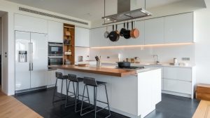 A Andorra, l'interiorisme sovint incorpora elements de l'arquitectura de muntanya, com la fusta natural i les xemeneies, per crear espais còmodes i acollidors.